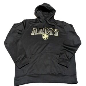 Stadium Athletics NCAA Army Black Knights Black Long Sleeve Hoodie Men's Size M